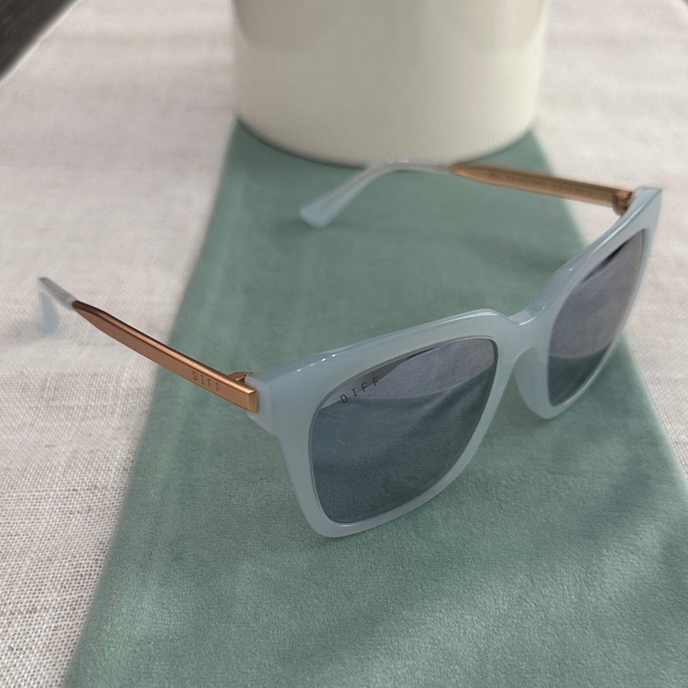 NWOT Diff Bella Light Blue Sunglasses - Picture 2 of 5